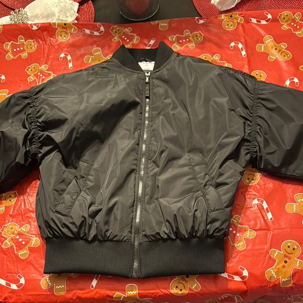 Black Bomber Jacket